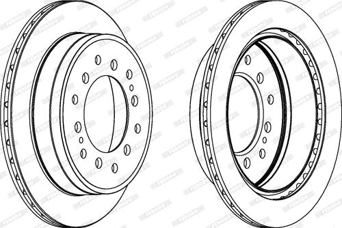 Ferodo DDF1743 - Kočioni disk www.molydon.hr