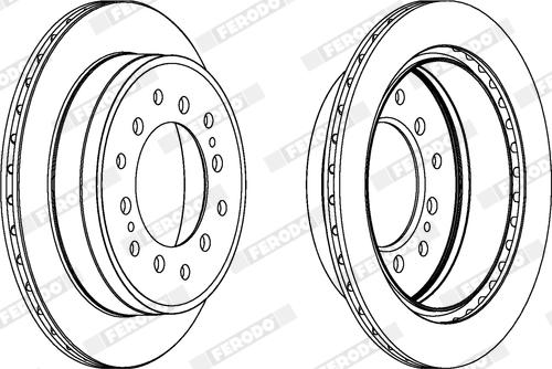 Ferodo DDF1743X - Kočioni disk www.molydon.hr