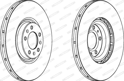 Ferodo DDF1747 - Kočioni disk www.molydon.hr