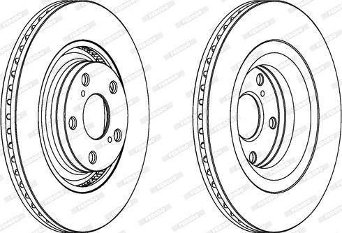 Ferodo DDF1754C - Kočioni disk www.molydon.hr