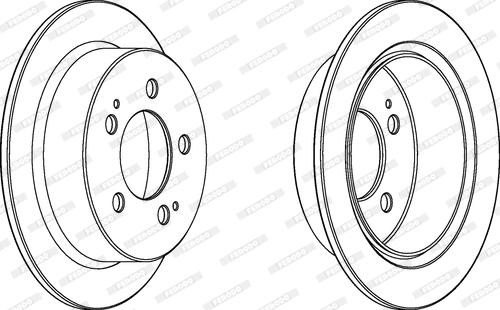 Ferodo DDF1753C - Kočioni disk www.molydon.hr