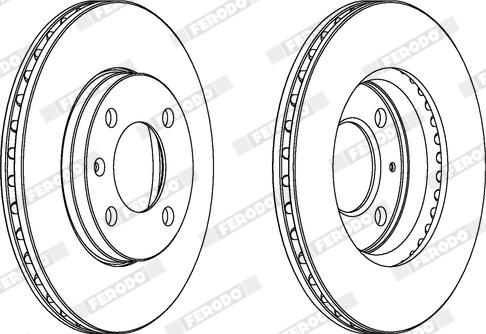 Ferodo DDF175X - Kočioni disk www.molydon.hr