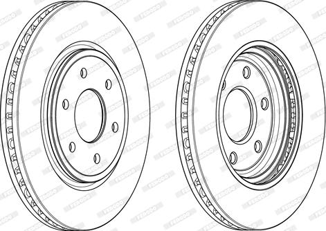 Ferodo DDF176-1 - Kočioni disk www.molydon.hr