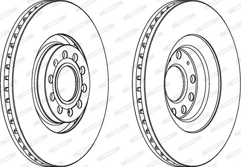 Ferodo DDF1705C-1 - Kočioni disk www.molydon.hr