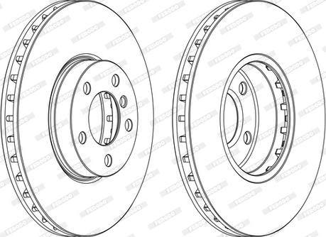 Ferodo DDF1714C-1-D - Kočioni disk www.molydon.hr