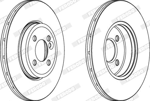 Ferodo DDF1711X - Kočioni disk www.molydon.hr