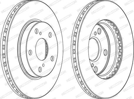 Ferodo DDF1789P-D - Kočioni disk www.molydon.hr