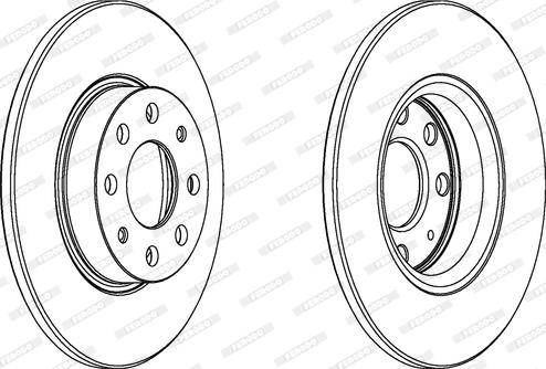 Ferodo DDF1784C - Kočioni disk www.molydon.hr