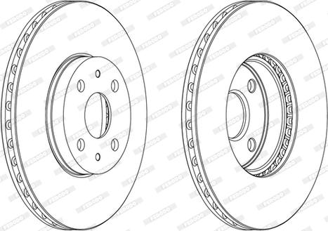 Ferodo DDF1780C - Kočioni disk www.molydon.hr