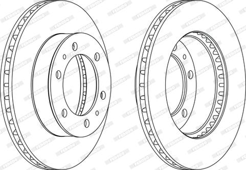 Ferodo DDF1783C - Kočioni disk www.molydon.hr