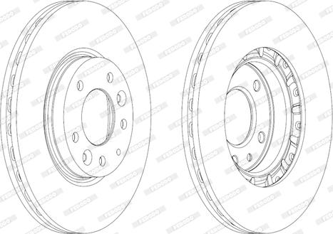 Ferodo DDF1739 - Kočioni disk www.molydon.hr