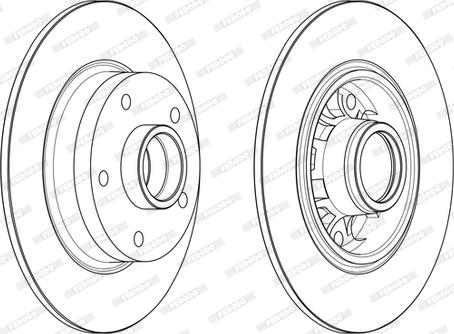 Ferodo DDF1730-1 - Kočioni disk www.molydon.hr