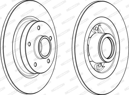 Ferodo DDF1731-1 - Kočioni disk www.molydon.hr