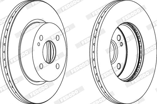 Ferodo DDF1738X - Kočioni disk www.molydon.hr