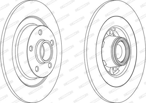 Ferodo DDF1725 - Kočioni disk www.molydon.hr