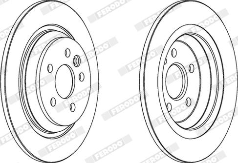 Ferodo DDF1720X - Kočioni disk www.molydon.hr