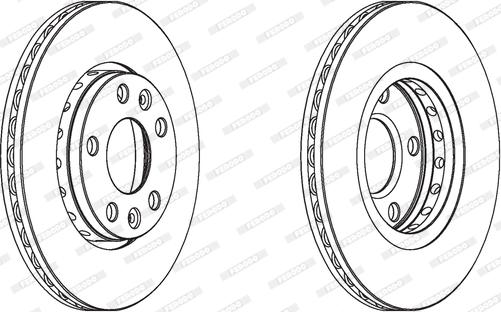 Ferodo DDF1728C - Kočioni disk www.molydon.hr