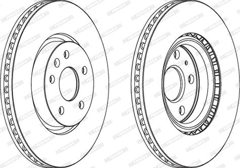 Ferodo DDF1723C - Kočioni disk www.molydon.hr