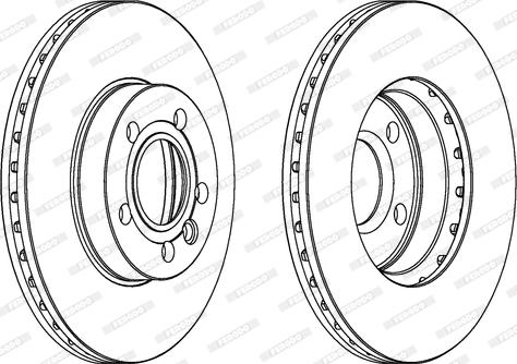 Ferodo DDF846C - Kočioni disk www.molydon.hr