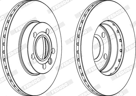 Ferodo DDF846X - Kočioni disk www.molydon.hr