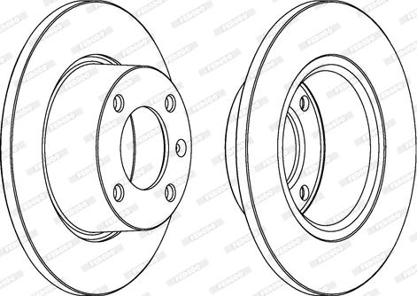 Ferodo DDF840 - Kočioni disk www.molydon.hr