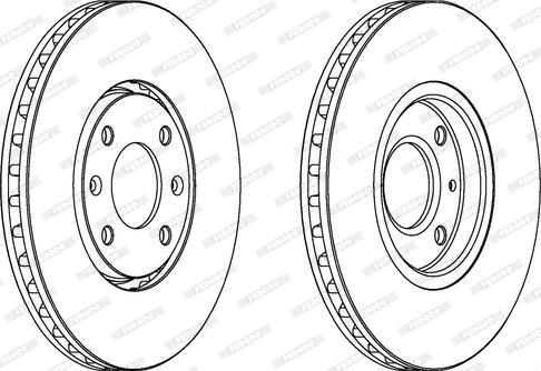 Ferodo DDF841C - Kočioni disk www.molydon.hr