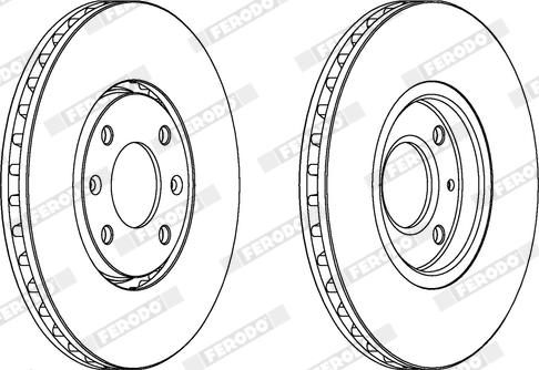 Ferodo DDF841X - Kočioni disk www.molydon.hr