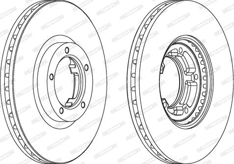 Ferodo DDF848C - Kočioni disk www.molydon.hr