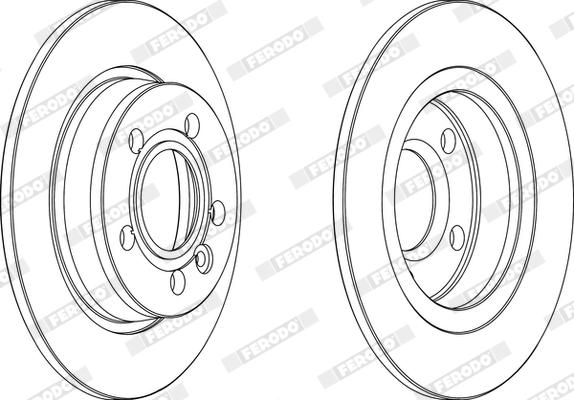 Ferodo DDF847X - Kočioni disk www.molydon.hr