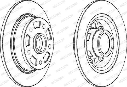 Ferodo DDF855 - Kočioni disk www.molydon.hr