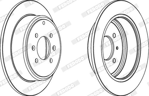 Ferodo DDF869X - Kočioni disk www.molydon.hr