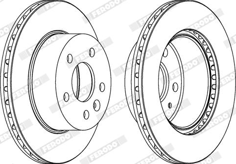 Ferodo DDF860X - Kočioni disk www.molydon.hr