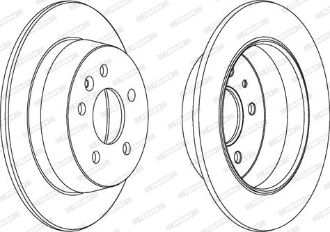 Ferodo DDF861C - Kočioni disk www.molydon.hr