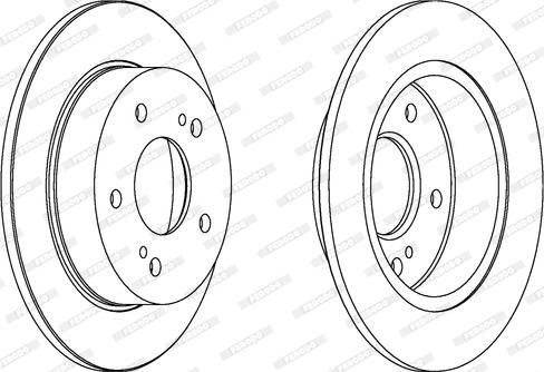 Ferodo DDF863 - Kočioni disk www.molydon.hr