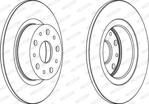 Ferodo DDF805 - Kočioni disk www.molydon.hr