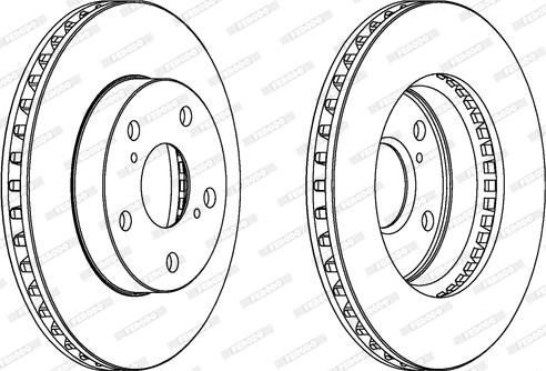 Ferodo DDF806 - Kočioni disk www.molydon.hr