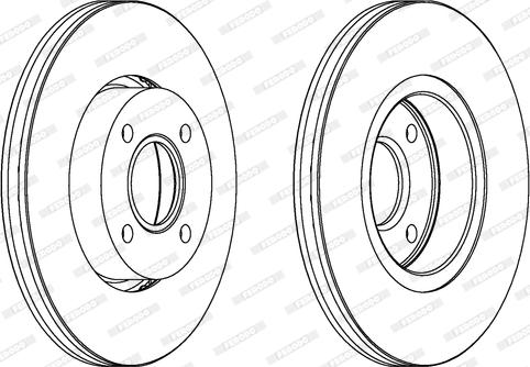 Ferodo DDF801 - Kočioni disk www.molydon.hr