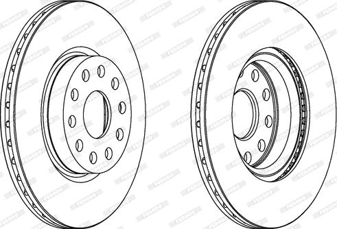 Ferodo DDF803 - Kočioni disk www.molydon.hr