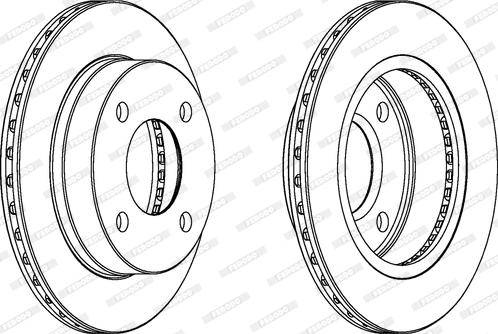 Ferodo DDF807 - Kočioni disk www.molydon.hr