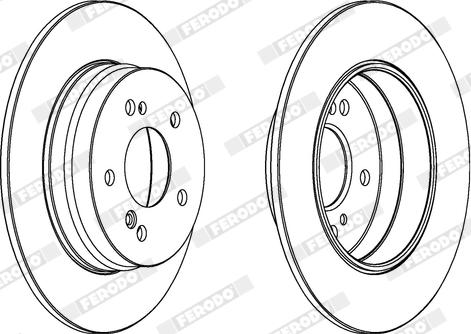 Ferodo DDF819X - Kočioni disk www.molydon.hr