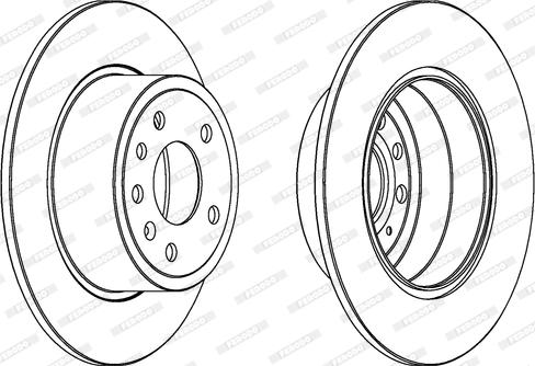 Ferodo DDF811C - Kočioni disk www.molydon.hr