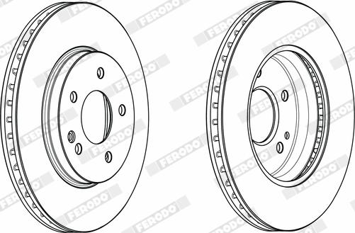 Ferodo DDF817X - Kočioni disk www.molydon.hr