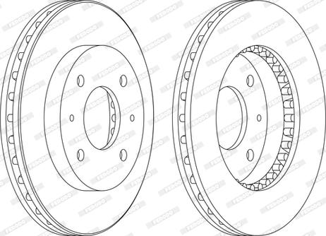 Ferodo DDF885C - Kočioni disk www.molydon.hr