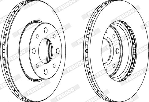 Ferodo DDF888X - Kočioni disk www.molydon.hr