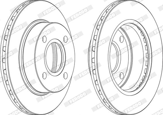 Ferodo DDF887X - Kočioni disk www.molydon.hr