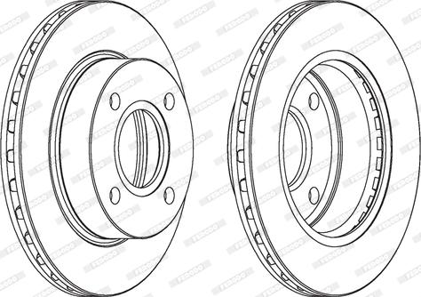 Ferodo DDF887 - Kočioni disk www.molydon.hr