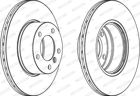 Ferodo DDF834 - Kočioni disk www.molydon.hr