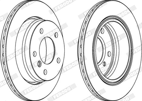 Ferodo DDF831X - Kočioni disk www.molydon.hr