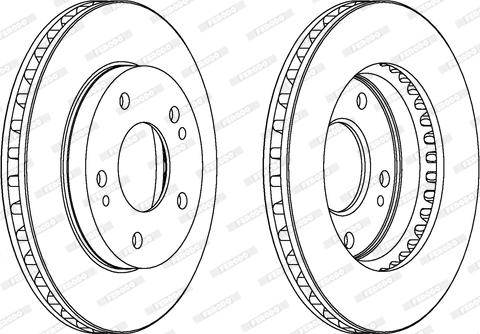 Ferodo DDF824 - Kočioni disk www.molydon.hr