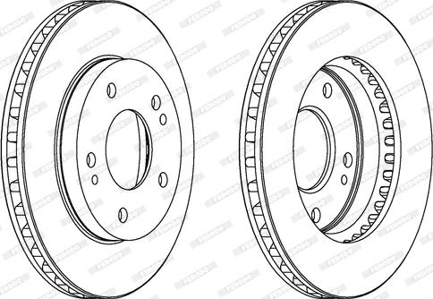 Ferodo DDF822 - Kočioni disk www.molydon.hr